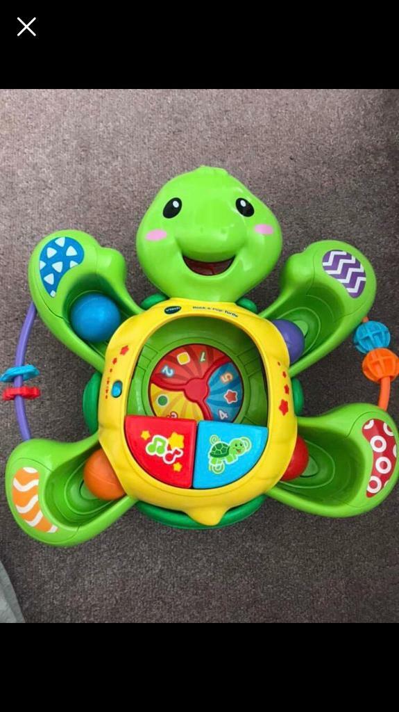 vtech pop and rock turtle